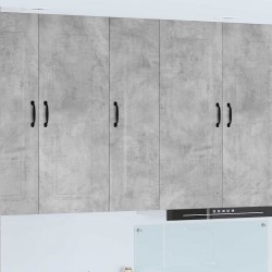 Sonata H Горен кухненски шкаф с рафт Циментено сиво 30 x 31 x 100 см - Bucătării modulare