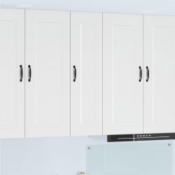 Sonata H Горен кухненски шкаф с рафт Лъскаво бяло 30 x 31 x 100 см - Bucătării modulare