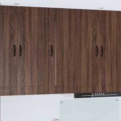 Sonata H Горен кухненски шкаф Кафяв дъб 30 x 31 x 100 см Инженерно дърво - Bucătării modulare