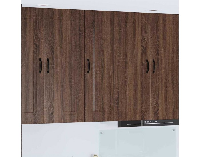 Sonata H Горен кухненски шкаф Кафяв дъб 30 x 31 x 100 см Инженерно дърво