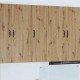 Sonata H Горен кухненски шкаф Дъб 30 x 31 x 100 см Инженерно дърво