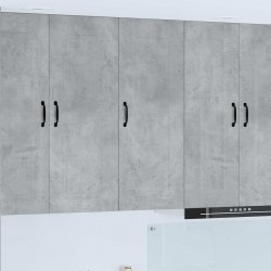 Sonata H Горен кухненски шкаф с рафт Циментено сиво 40 x 31 x 100 см - Bucătării modulare