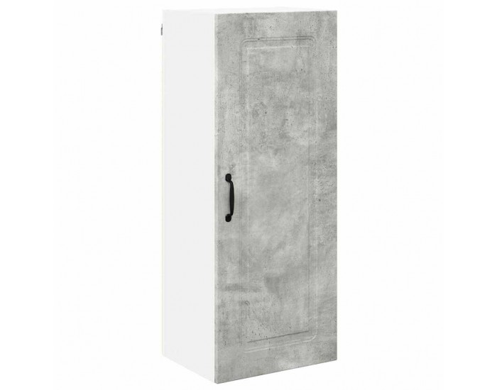 Sonata H Горен кухненски шкаф с рафт Циментено сиво 40 x 31 x 100 см