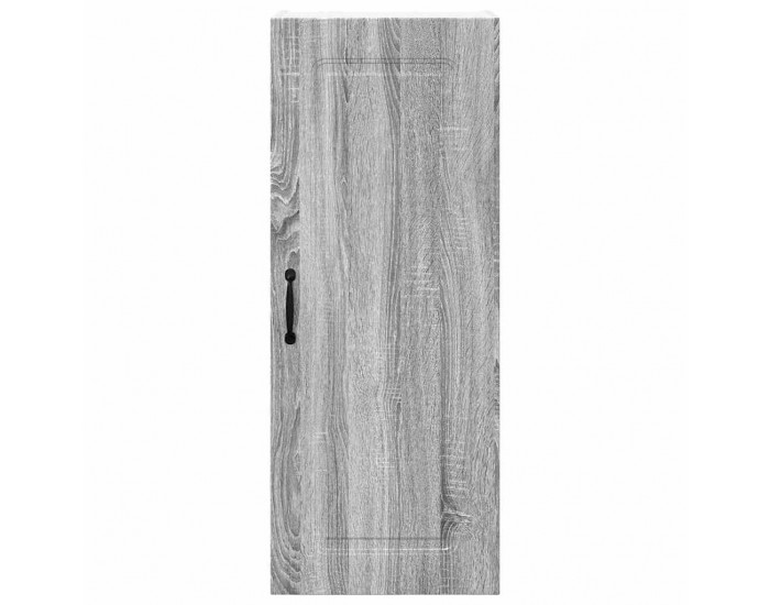 Sonata H Горен кухненски шкаф с рафт с врата Сив Сонома 40 x 31 x 100 см