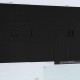 Sonata H Горен кухненски шкаф Черно 50 x 31 x 100 см Инженерно дърво