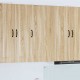 Sonata H Горен кухненски шкаф с рафт с врата Сонома дъб 50 x 31 x 100 см