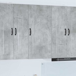 Sonata H Горен кухненски шкаф с рафт Циментено сиво 50 x 31 x 100 см - Bucătării modulare