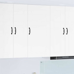 Sonata H Горен кухненски шкаф с рафт Лъскаво бяло 50 x 31 x 100 см - Bucătării modulare