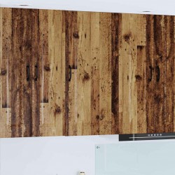 Sonata H Горен кухненски шкаф с рафт Старо дърво 50 x 31 x 100 см - Bucătării modulare