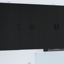 Sonata H Горен кухненски шкаф Черно 60 x 31 x 100 см Инженерно дърво - Bucătării modulare