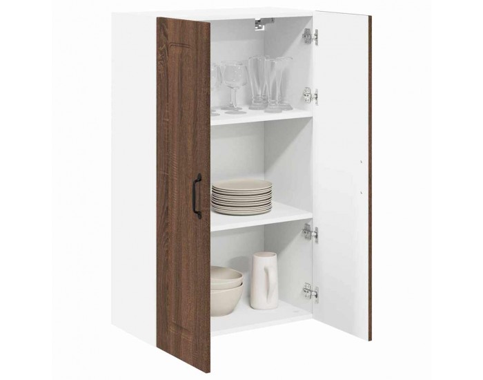 Sonata H Горен кухненски шкаф Кафяв дъб 60 x 31 x 100 см Инженерно дърво