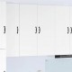 Sonata H Горен кухненски шкаф Бяло 80 x 31 x 100 см Инженерно дърво