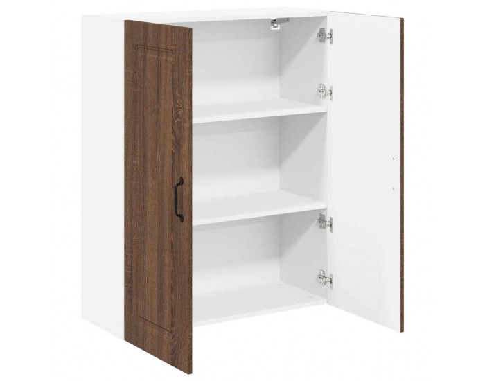 Sonata H Горен кухненски шкаф Кафяв дъб 80 x 31 x 100 см Инженерно дърво