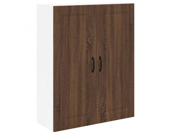 Sonata H Горен кухненски шкаф Кафяв дъб 80 x 31 x 100 см Инженерно дърво