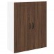 Sonata H Горен кухненски шкаф Кафяв дъб 80 x 31 x 100 см Инженерно дърво