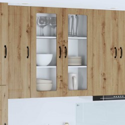 Sonata H Горен кухненски шкаф Дъб 80 x 31 x 100 см Инженерно дърво - Bucătării modulare