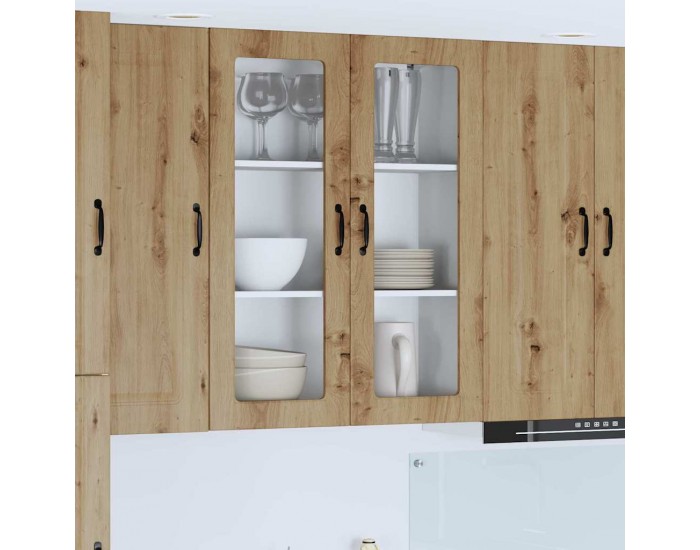 Sonata H Горен кухненски шкаф Дъб 80 x 31 x 100 см Инженерно дърво