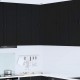 Sonata H Горен кухненски шкаф Черно 57 x 57 x 100 см Инженерно дърво