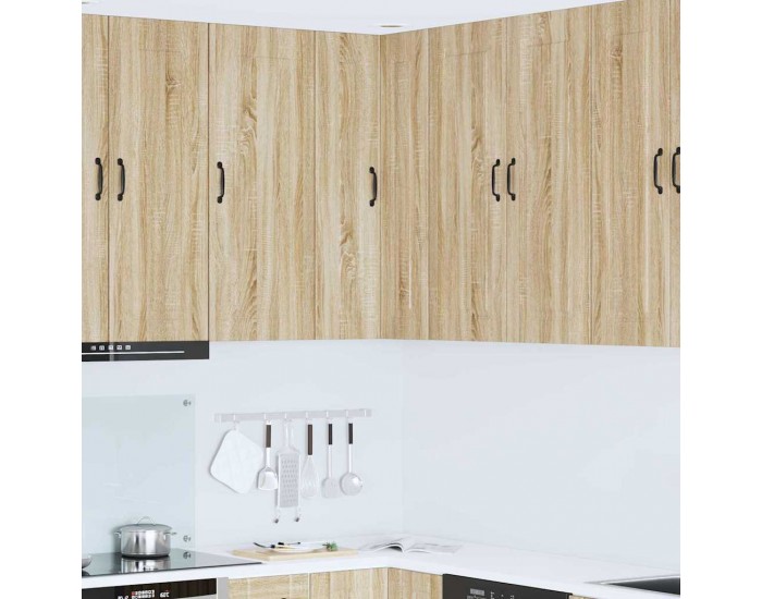 Sonata H Горен кухненски шкаф с рафт с врата Сонома дъб 57 x 57 x 100 см