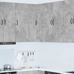 Sonata H Горен кухненски шкаф с рафт Циментено сиво 57 x 57 x 100 см - Bucătării modulare