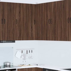 Sonata H Горен кухненски шкаф Кафяв дъб 57 x 57 x 100 см Инженерно дърво - Bucătării modulare