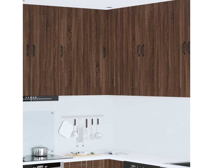 Sonata H Горен кухненски шкаф Кафяв дъб 57 x 57 x 100 см Инженерно дърво