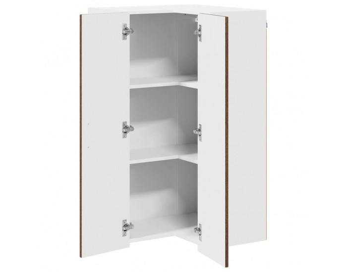 Sonata H Горен кухненски шкаф Кафяв дъб 57 x 57 x 100 см Инженерно дърво