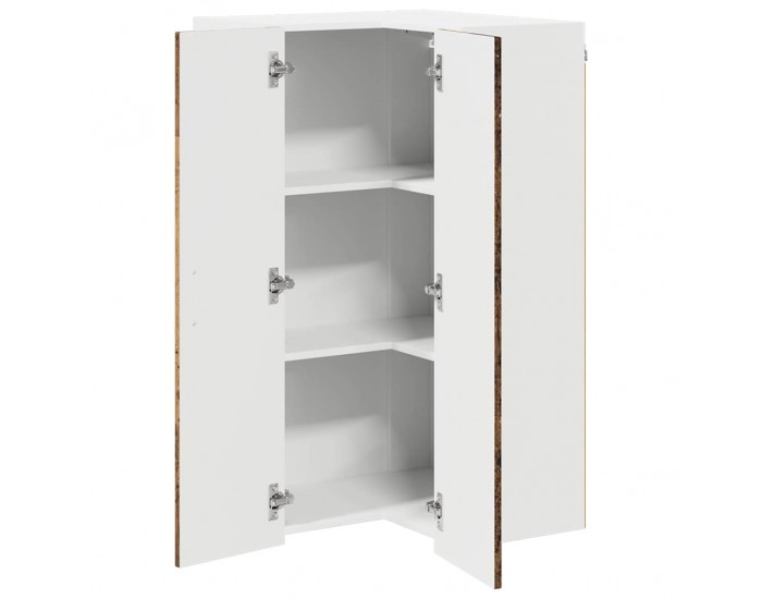 Sonata H Горен кухненски шкаф с рафт Старо дърво 57 x 57 x 100 см
