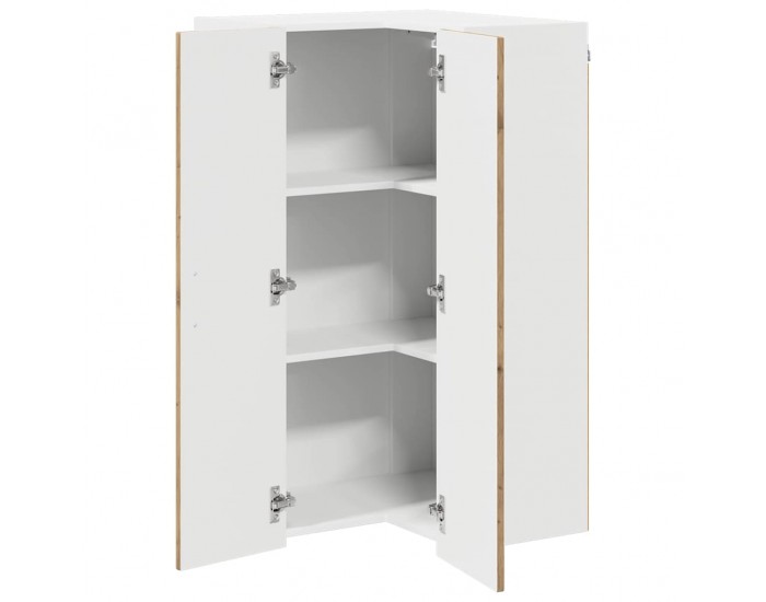 Sonata H Горен кухненски шкаф Дъб 57 x 57 x 100 см Инженерно дърво