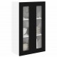 Sonata H Горен кухненски шкаф Черно 60 x 31 x 100 см Инженерно дърво