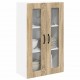 Sonata H Горен кухненски шкаф с рафт с врата Сонома дъб 60 x 31 x 100 см
