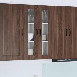 Sonata H Горен кухненски шкаф Кафяв дъб 60 x 31 x 100 см Инженерно дърво - Bucătării modulare