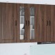 Sonata H Горен кухненски шкаф Кафяв дъб 60 x 31 x 100 см Инженерно дърво