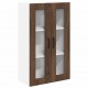 Sonata H Горен кухненски шкаф Кафяв дъб 60 x 31 x 100 см Инженерно дърво
