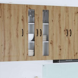 Sonata H Горен кухненски шкаф Дъб 60 x 31 x 100 см Инженерно дърво - Bucătării modulare