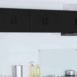 Sonata H Горен кухненски шкаф Черно 60 x 31 x 40 см Инженерно дърво - Bucătării modulare