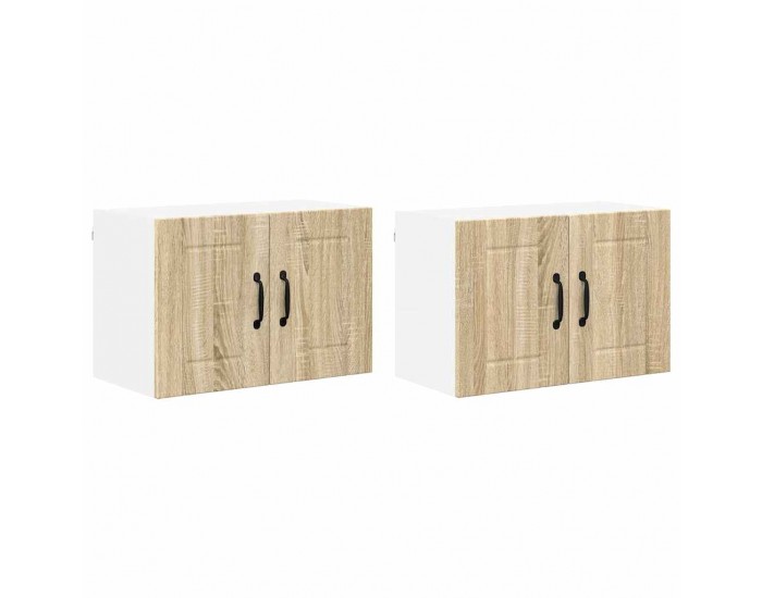 Sonata H Кухненски стени шкафове с рафт 2 pcs Сонома дъб 60 x 31 x 40 см