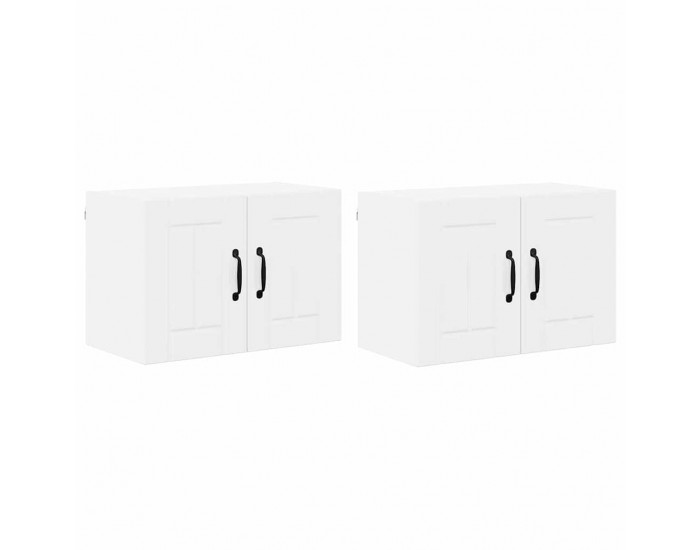 Sonata H Кухненски стени шкафове 2 pcs Лъскаво бяло 60 x 31 x 40 см