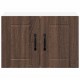 Sonata H Горен кухненски шкаф Кафяв дъб 60 x 31 x 40 см Инженерно дърво