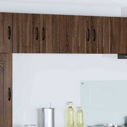 Sonata H Кухненски стени шкафове с рафт 2 pcs Кафяв дъб 60 x 31 x 40 см - Module Sonata