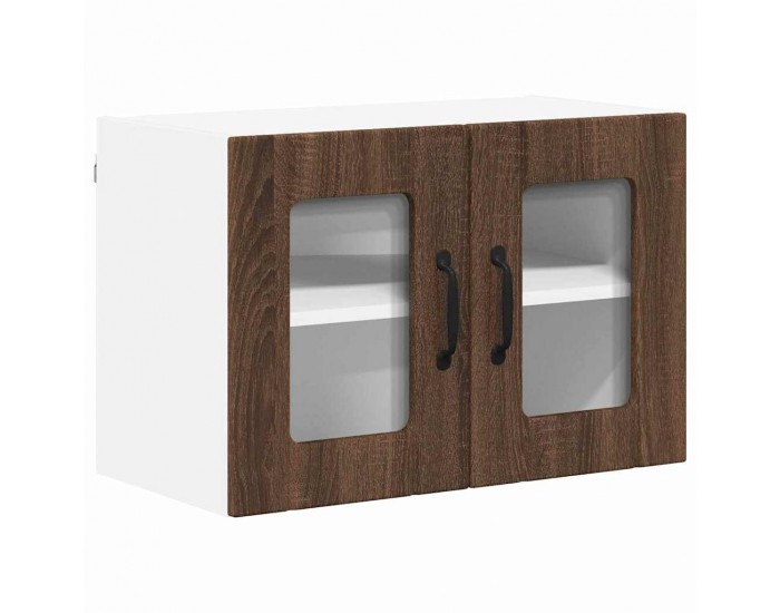 Sonata H Кухненски стени шкафове с рафт 2 pcs Кафяв дъб 60 x 31 x 40 см