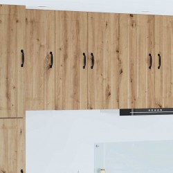 Sonata H Горен кухненски шкаф с рафт Дъб 30 x 31 x 80 см Инженерно дърво - Bucătării modulare