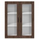 Sonata H Горен кухненски шкаф Кафяв дъб 80 x 31 x 100 см Инженерно дърво