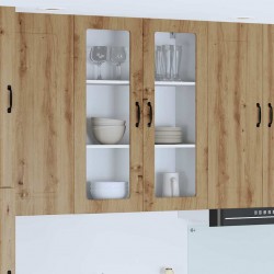 Sonata H Горен кухненски шкаф Дъб 80 x 31 x 100 см Инженерно дърво - Bucătării modulare