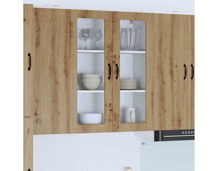 Sonata H Горен кухненски шкаф Дъб 80 x 31 x 100 см Инженерно дърво