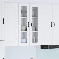 Sonata H Горен кухненски шкаф Бяло 60 x 31 x 100 см Инженерно дърво - Bucătării modulare
