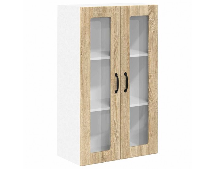 Sonata H Горен кухненски шкаф с рафт с врата Сонома дъб 60 x 31 x 100 см