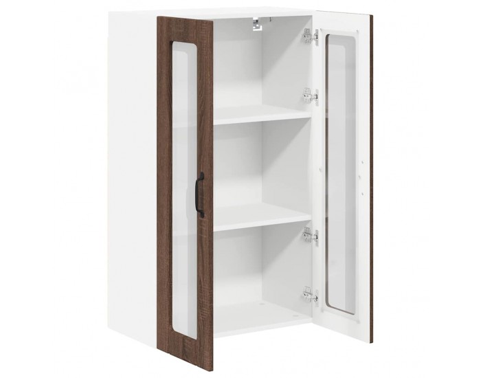 Sonata H Горен кухненски шкаф Кафяв дъб 60 x 31 x 100 см Инженерно дърво