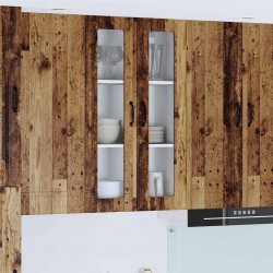 Sonata H Горен кухненски шкаф с рафт Старо дърво 60 x 31 x 100 см - Bucătării modulare