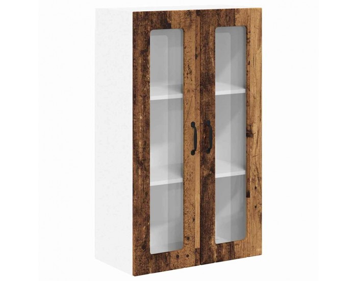 Sonata H Горен кухненски шкаф с рафт Старо дърво 60 x 31 x 100 см